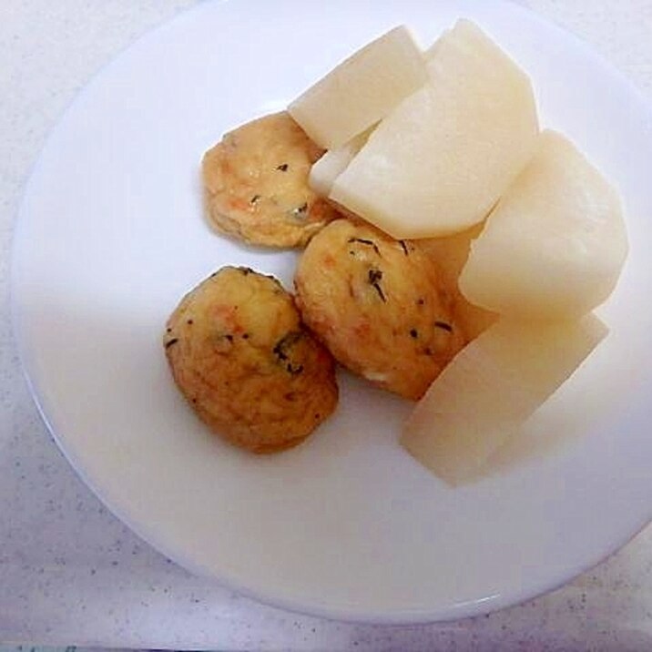 あげかまぼこの大根煮